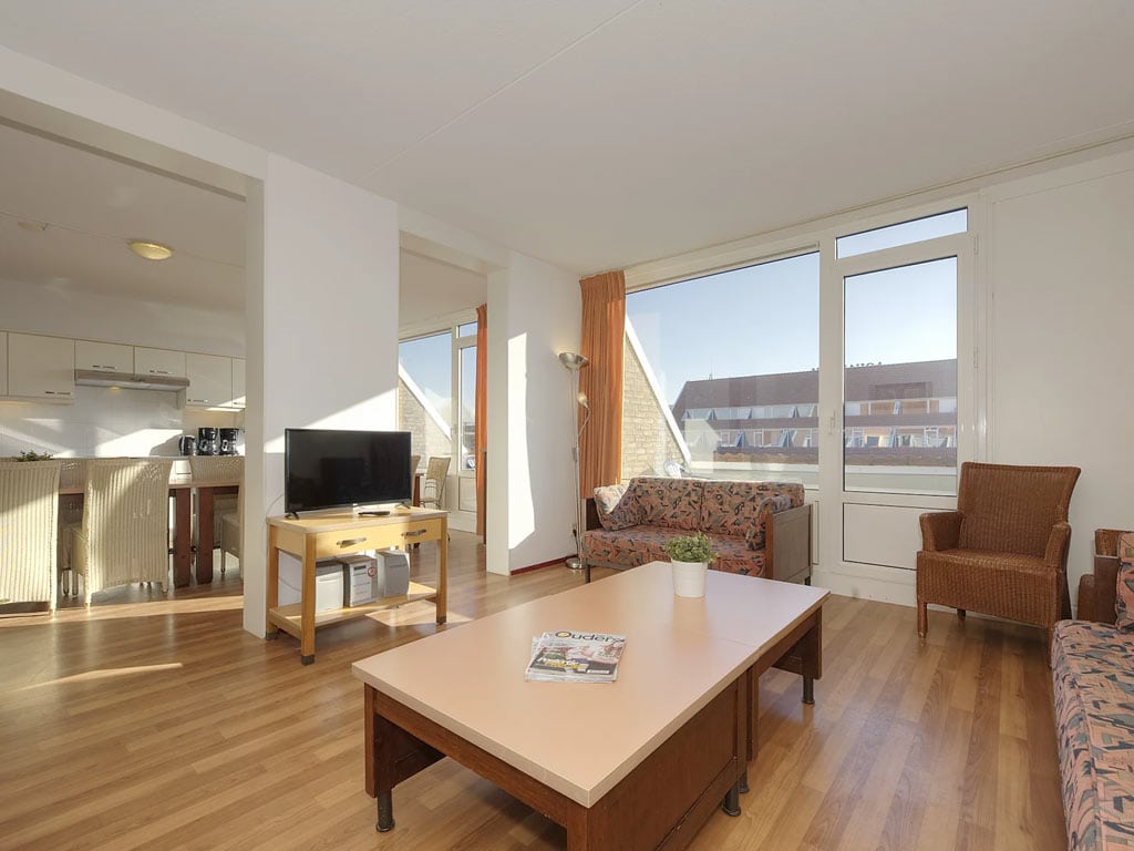 Impressie van de inrichting van het 12-persoons appartement Robijn 12 op Summio Parc Aquadelta