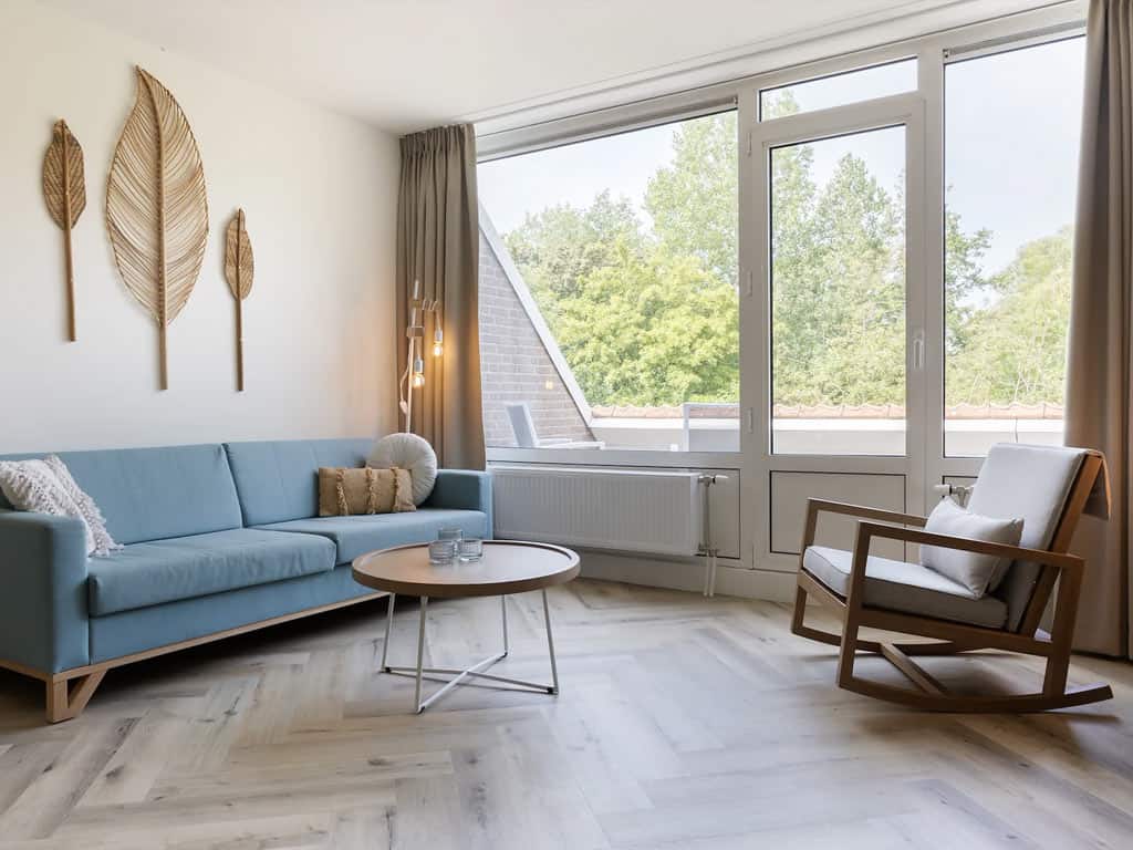 Impressie van de inrichting van het 4-persoons appartement Comfort 4B Plus op Summio Parc Aquadelta