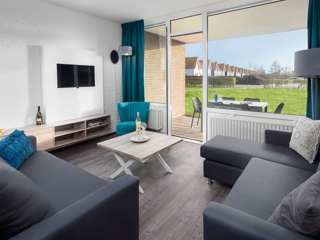Impressie van de inrichting van het 6-persoons appartement Comfort 6A op Summio Parc Aquadelta