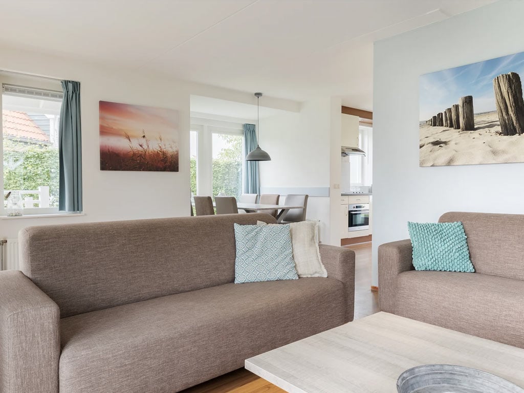Impressie van de inrichting van de 6-persoons villa Buitenhuis 6 op Summio Parc Aquadelta