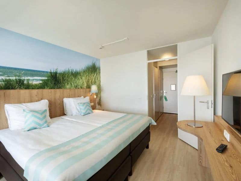 Impressie van de hotelkamer in Zandvoort voor 2 personen van Center Parcs