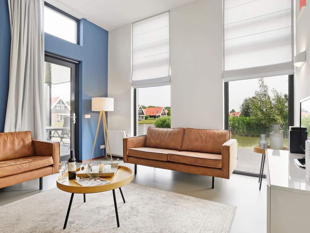 Impressie van het interieur van een van de Landal GreenParks huisjes op vakantiepark Waterparc Veluwemeer in Biddinghuizen