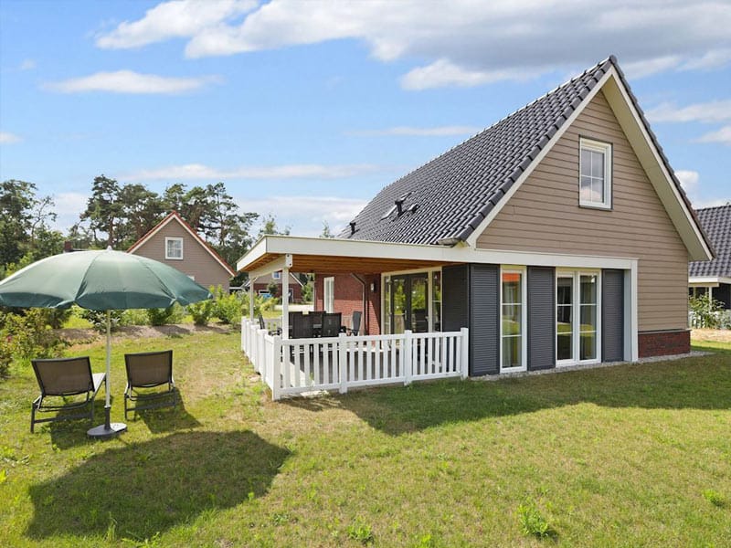 Impressie van een van de bungalows op het park in Overloon