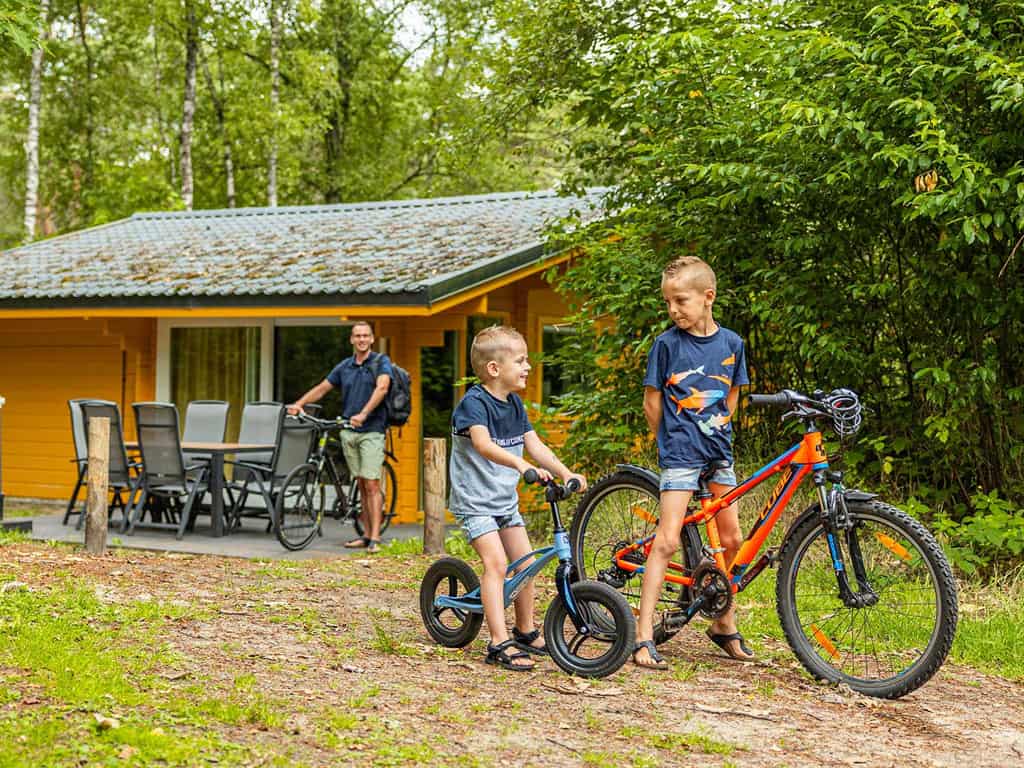 Impressie van een chalet op vakantiepark en camping Molecaten Park Landgoed Ginkelduin in Leersum