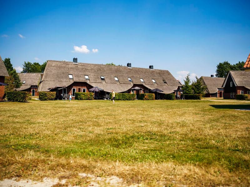 Impressie van de boerderij op Hof van Saksen 2C in Nooitgedacht, Drenthe