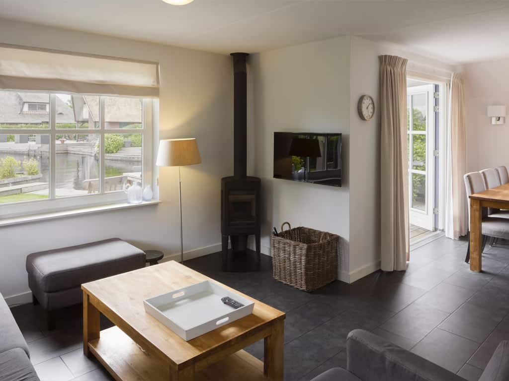 Impressie van het interieur van de 6-persoons villa Gaarde 6 op Waterpark Belterwiede
