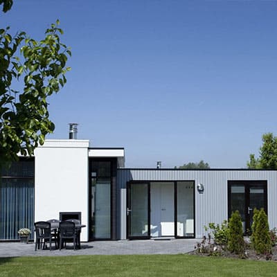 4-persoons vrijstaande luxe bungalow Cube Exclusif type CBE4