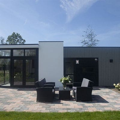 4-persoons vrijstaand luxe chalet Cube la Mer type C