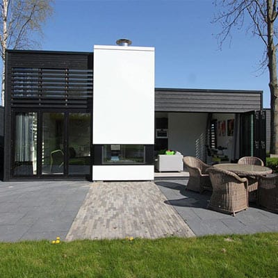 4-persoons vrijstaande luxe bungalow Cube Elite type CUB4L