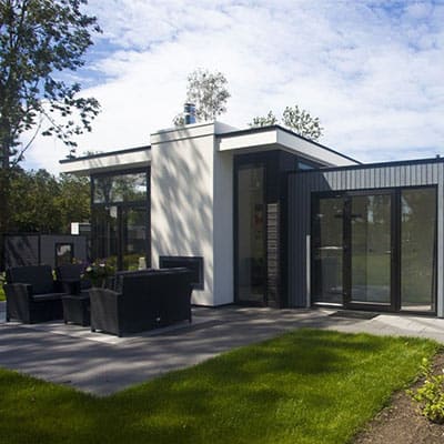 6-persoons vrijstaand luxe chalet Cube Exclusif Plus type CBE6