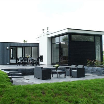 4-persoons vrijstaande bungalow L-cube type CUB4