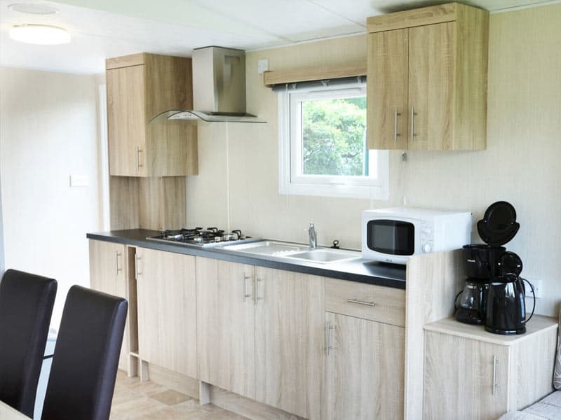 Foto van de open keuken