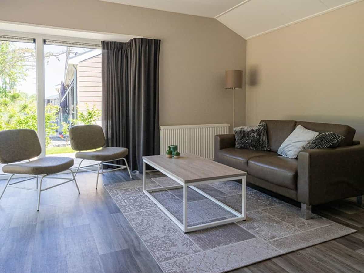 Impressie van de inrichting van het 4-persoons chalet Velthorst 4 op EuroParcs Veluwemeer