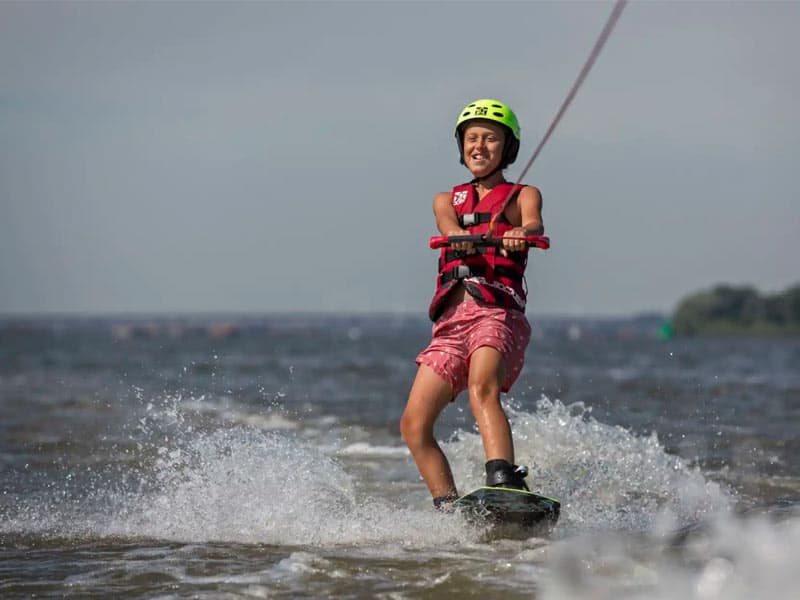 Watersporten bij het resort