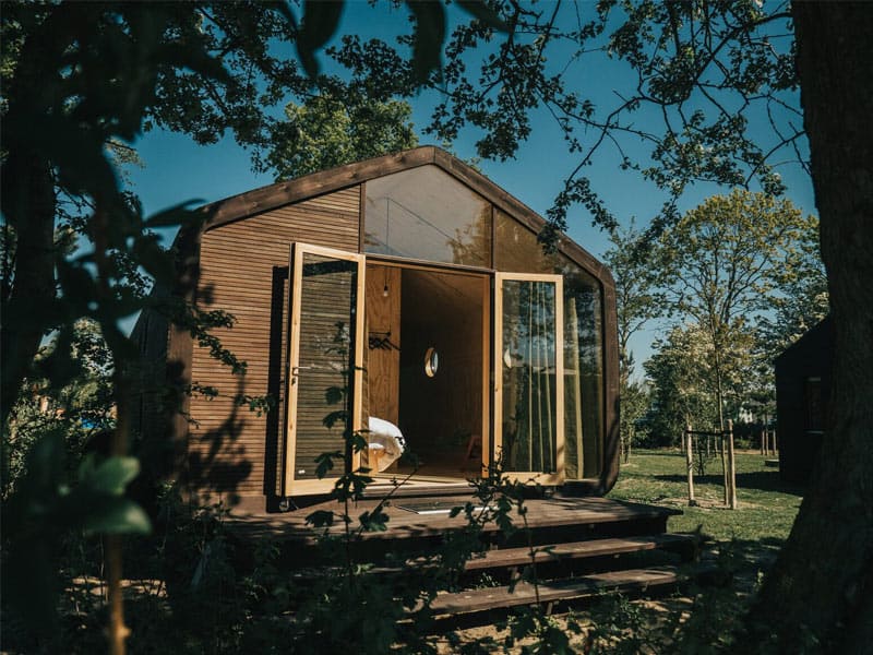 Impressie van cabin Wikkel, een vakantiehuis voor 4 personen op vakantiepark de Klepperstee in Ouddorp