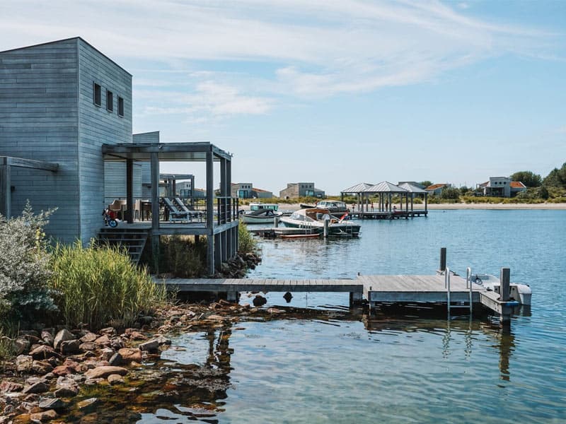 Impressie van een 4-persoons watervilla Super VIP op Oasis Punt-West in Ouddorp