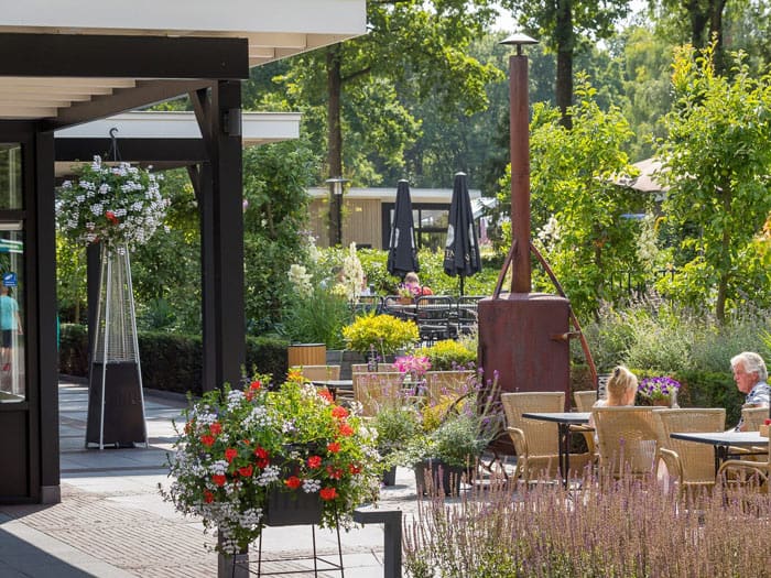 Het grand café op het vakantiepark