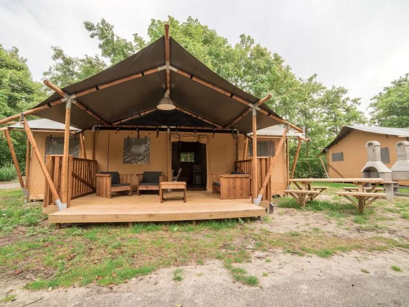 Impressie van de Port Zelande Lodgetent voor 6 personen van Center Parcs in Ouddorp