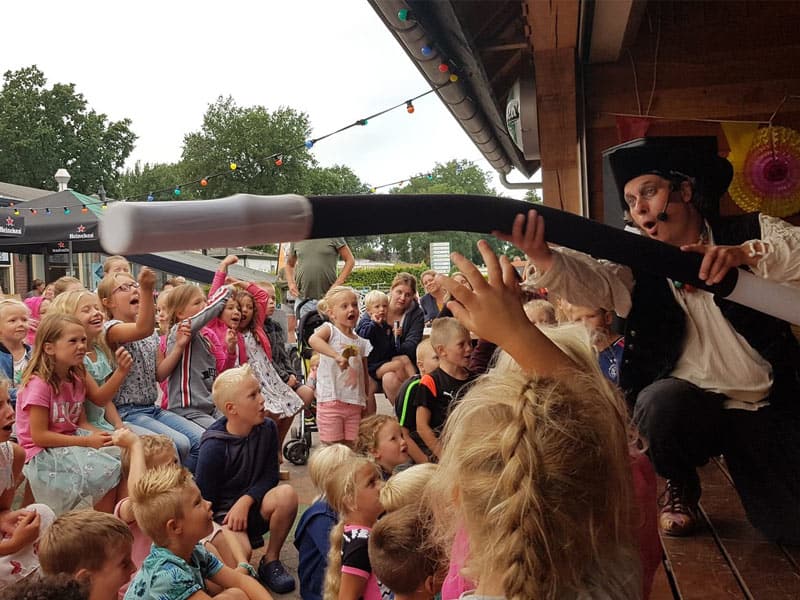 Impressie van het animatieprogramma op camping en recreatiepark de Boshoek in Voorthuizen