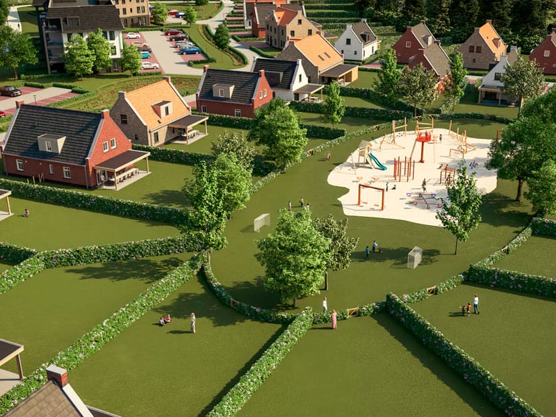 Impressie van het luxe resort Parc Maasresidence Thorn
