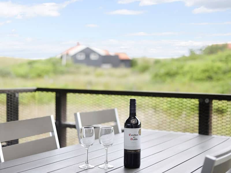 Impressie van het balkon bij appartement 2LA van Landal Vlieduyn, Vlieland