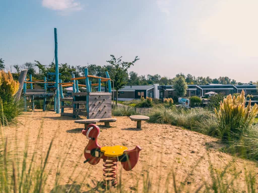 Impressie van de speeltuin op het vakantiepark in Brabant