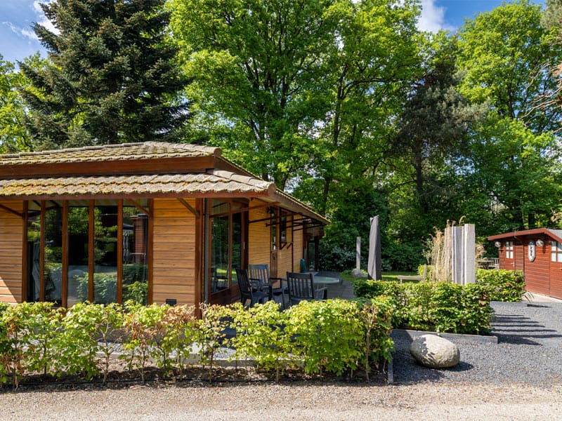 Impressie van het Tiny chalet voor 3 personen op Het Verscholen Dorp in Harderwijk