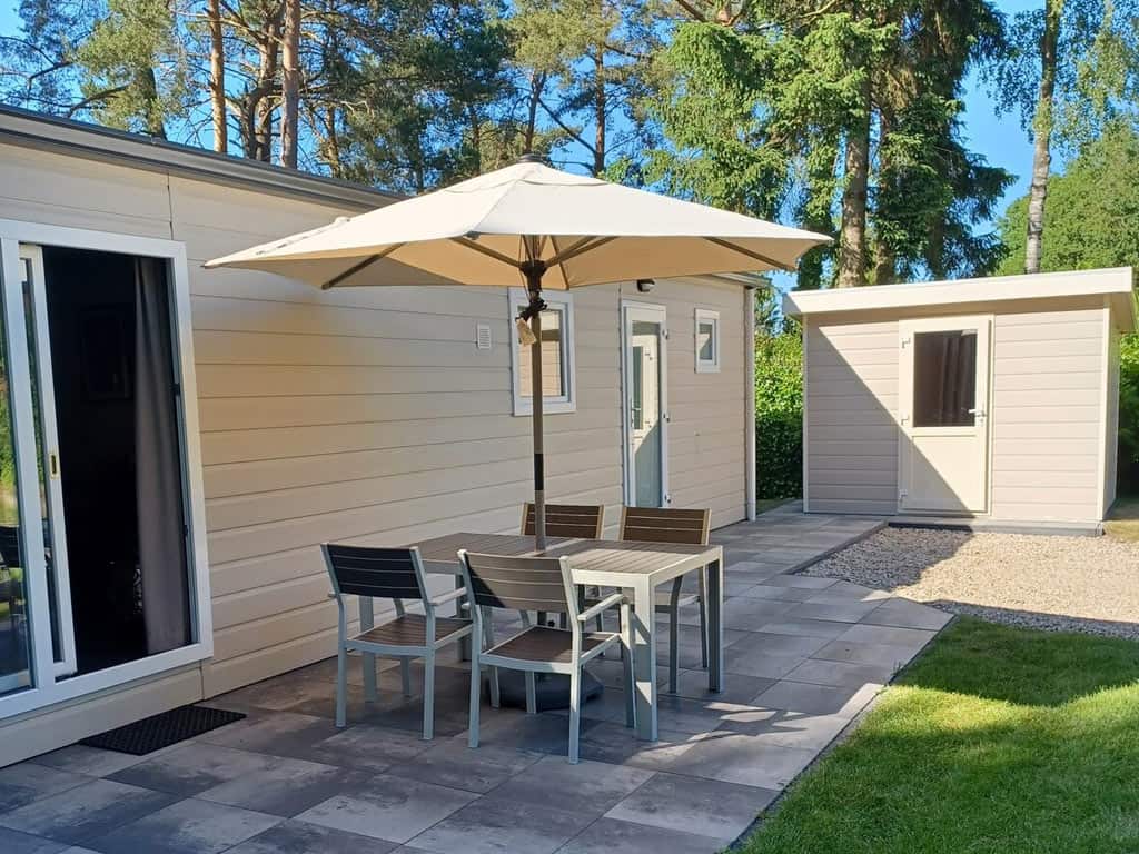 Impressie van het type A chalet voor 4 personen op Recreatiedorp De Ossenberg in Overberg