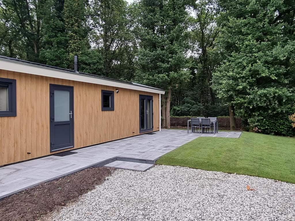 Impressie van het type C chalet voor 4 personen op Recreatiedorp De Ossenberg in Overberg