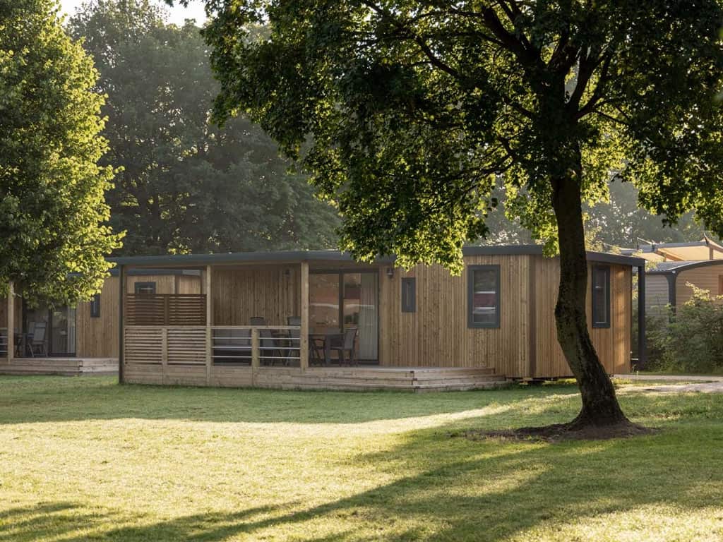 Impressie van het chalet Key West voor 6 personen op vakantiepark De Twee Bruggen in Winterswijk