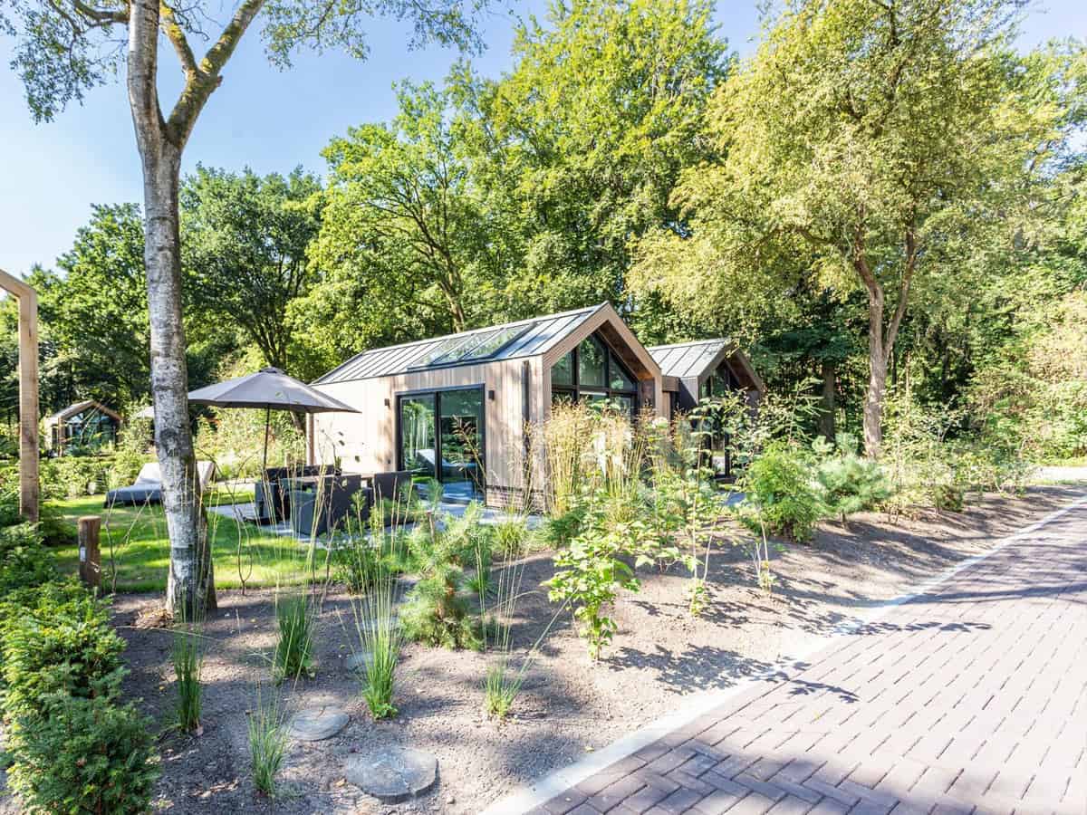 Impressie van TopParken Résidence Lage Vuursche op de Utrechtse Heuvelrug, een vakantiepark vlak bij Utrecht