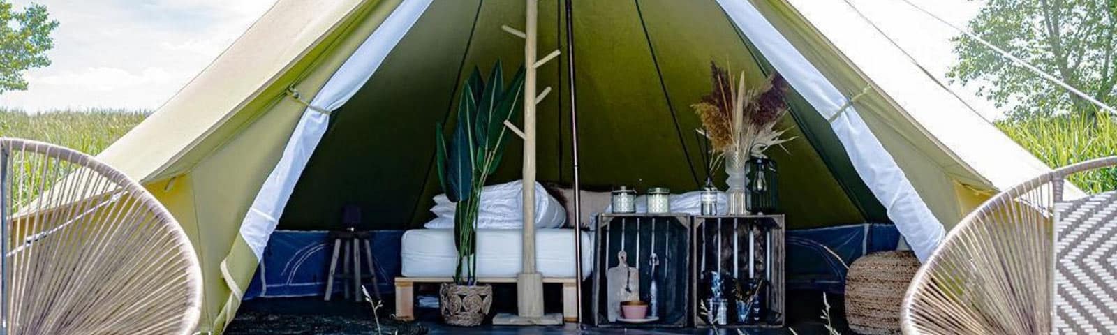 Illustratieve afbeelding bij '2-persoons Cast Away Bell tent'