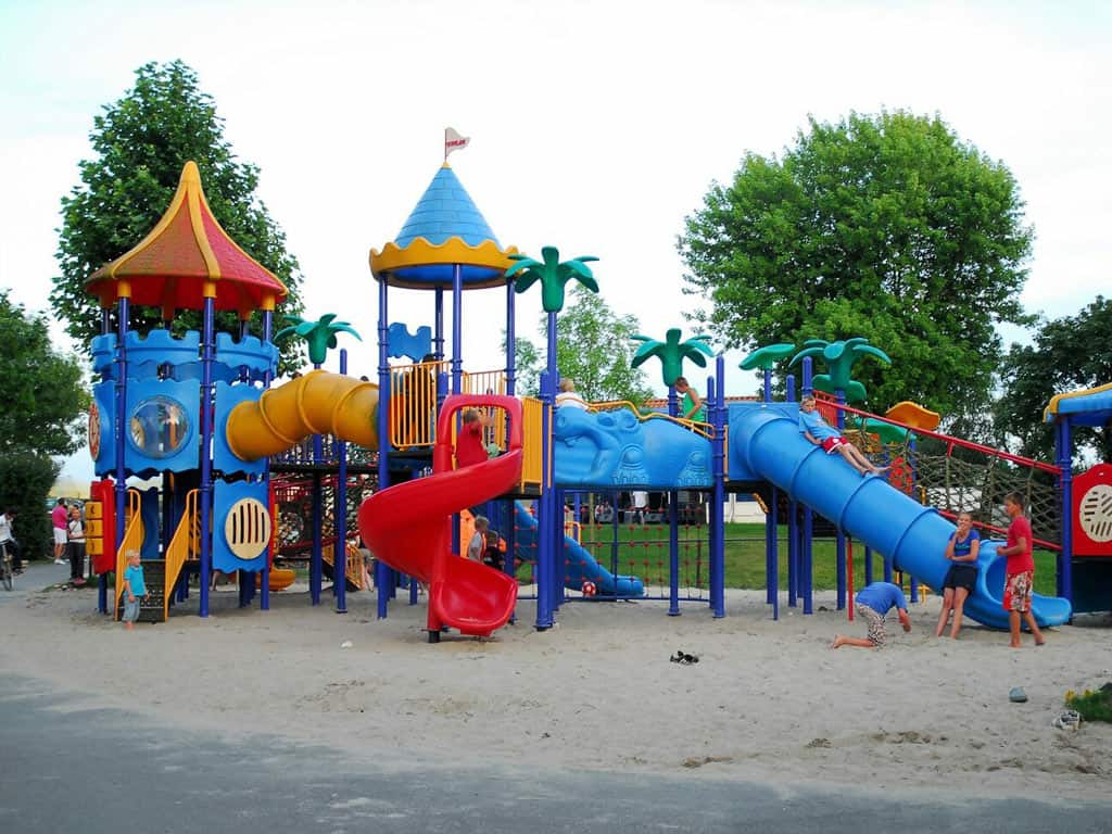 Impressie van de speeltuin op MarinaPark Bad Nederrijn