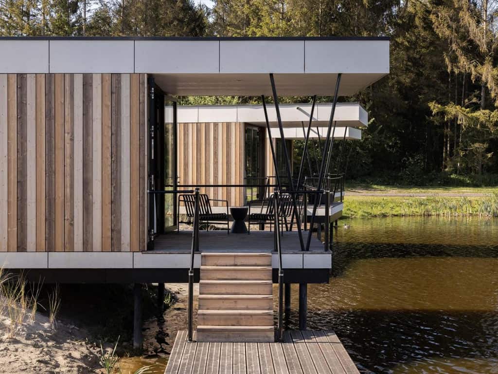 Impressie van de Waterlodge Workation voor 2 personen op Resort de Parel in Zeewolde