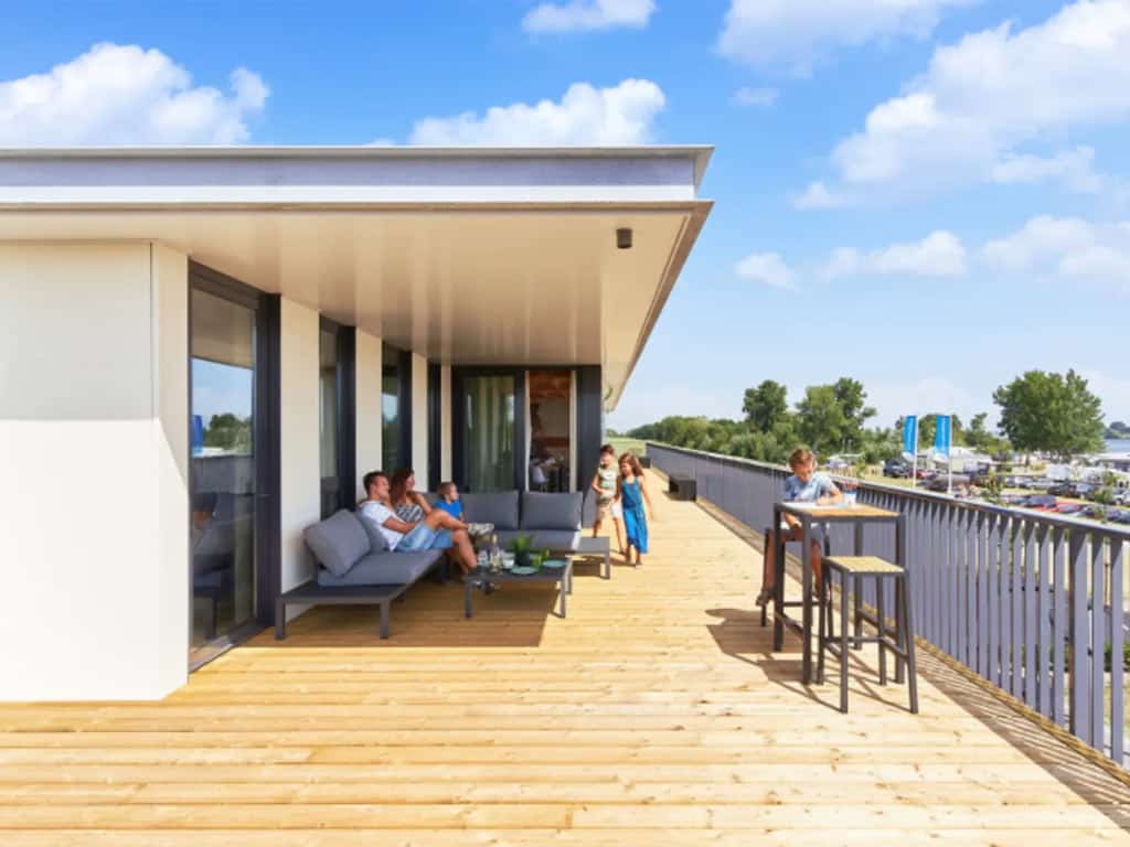 Impressie van groepsaccommodatie 't Wolderwijd voor 24 personen bij RCN Zeewolde in Flevoland