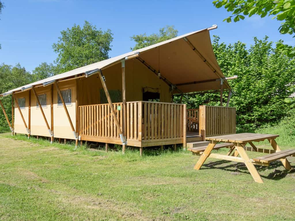 Impressie van de RCN de Noordster glamping safaritent Castor voor 5 personen in Dwingeloo, Drenthe