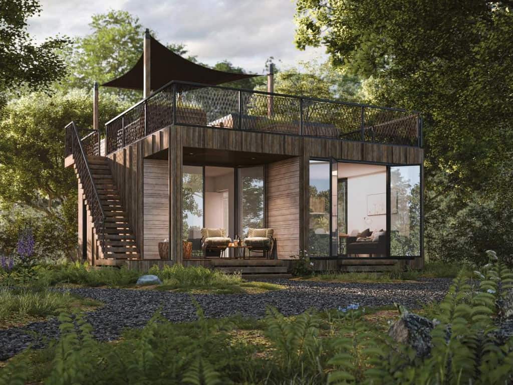 Impressie van villa Dakterras + Hottub voor 4 tot 6 personen op Resort de Parel in Zeewolde