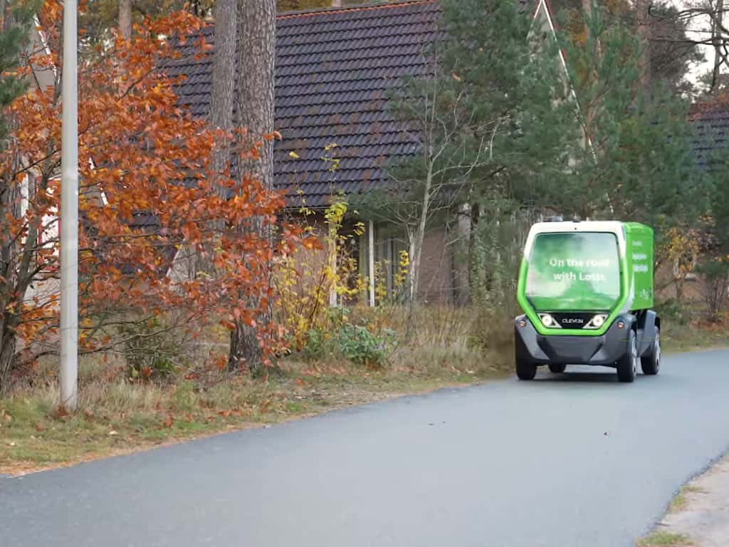 Impressie van de bezorgrobot op Landal Landgoed 't Loo