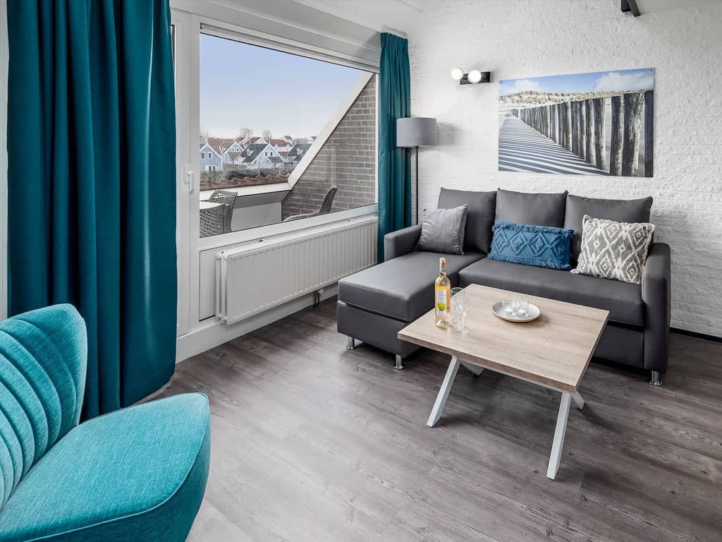 Impressie van de inrichting van het 4-persoons appartement Comfort 4A op Summio Parc Aquadelta