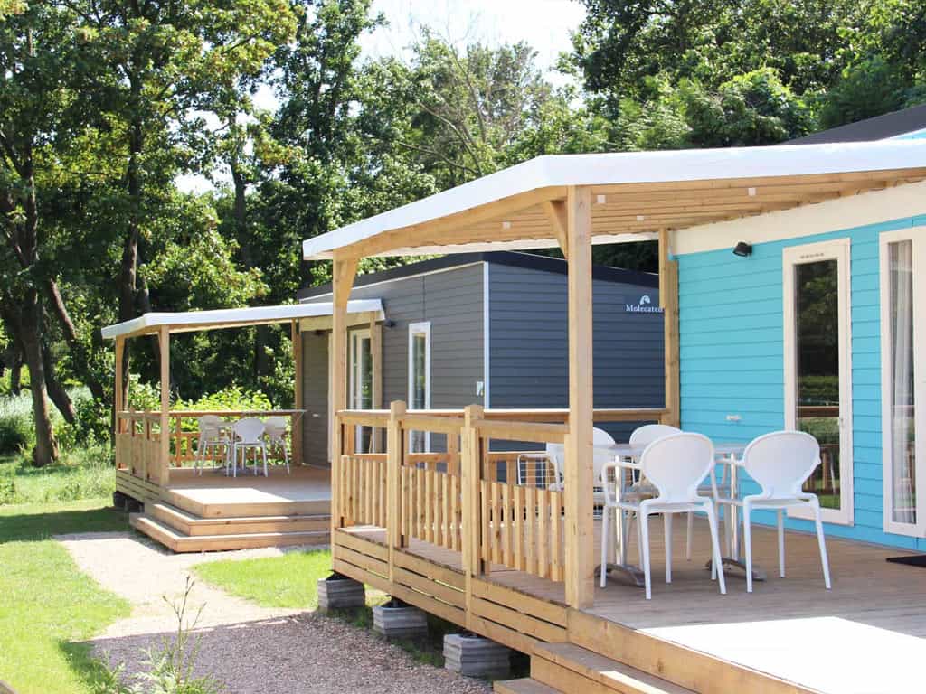 Impressie van het chalet Kamille voor 4 personen op Molecaten Park Waterbos in Rockanje