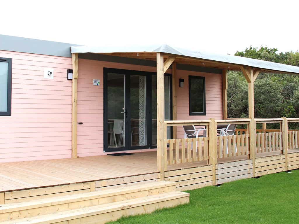 Impressie van chalet Rozemarijn Plus voor 4 personen op Molecaten Park Noordduinen in Katwijk aan Zee