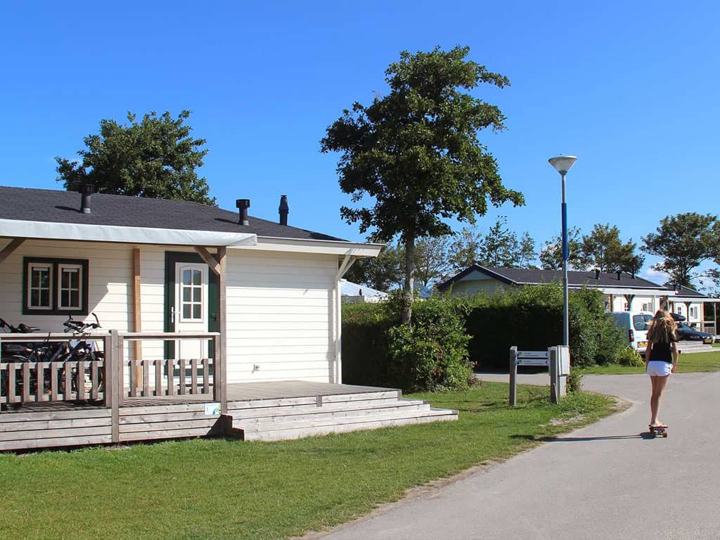 Impressie van het chalet Strandjutter voor 4 personen bij camping Molecaten Park Hoogduin in Cadzand, Zeeland