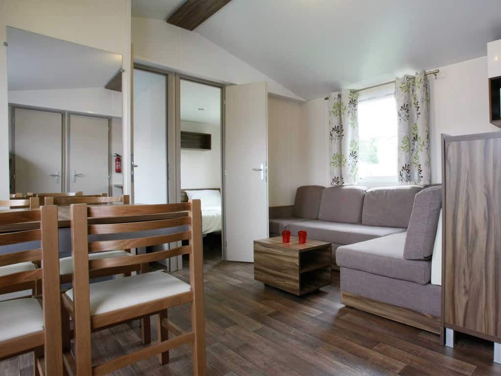 Impressie van het interieur van het 6-persoons chalet Akelei op Molecaten Park Rondeweibos
