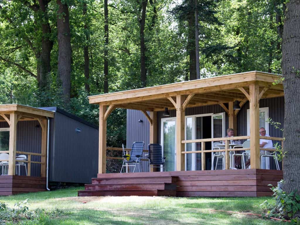 Impressie van chalet Kamille voor 4 personen op Molecaten Park De Agnietenberg in Zwolle
