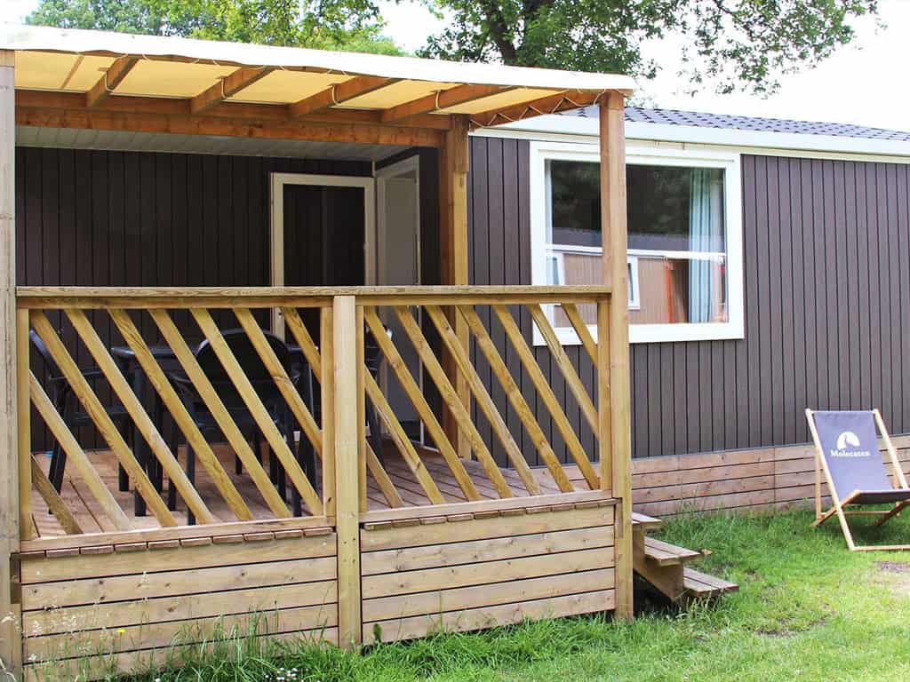 Impressie van chalet Koolmees voor 4 personen op Molecaten Park De Agnietenberg in Zwolle