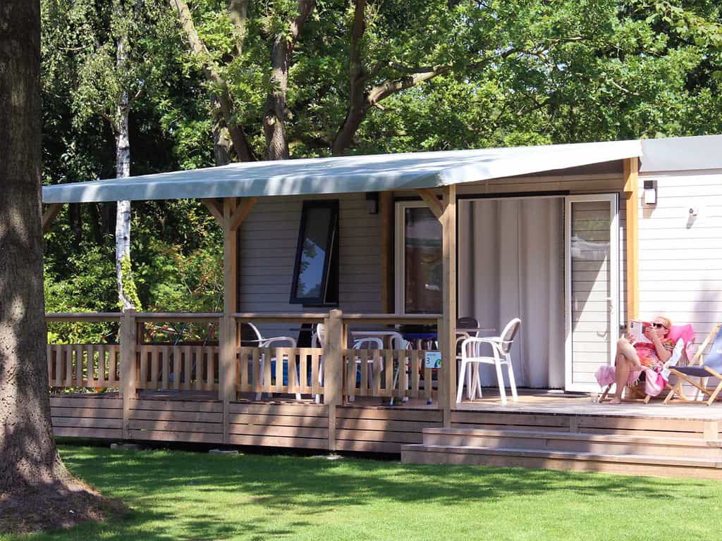 Impressie van chalet Lavendel voor 6 personen op Molecaten Park Bosbad Hoeven in Brabant