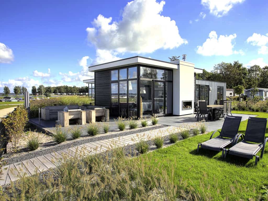 Impressie van chalet Cube Exclusif 4 voor 4 personen op EuroParcs Bad Hoophuizen in Hulshorst
