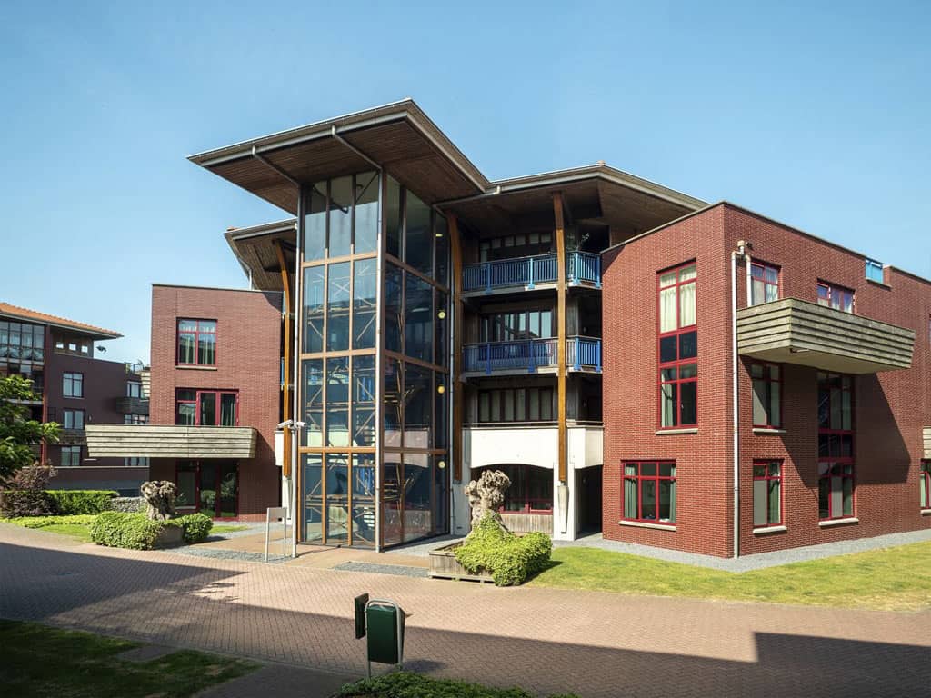 Impressie van het complex met het Landal Waterparc Veluwemeer appartement 6BEA voor 6 personen in Biddinghuizen
