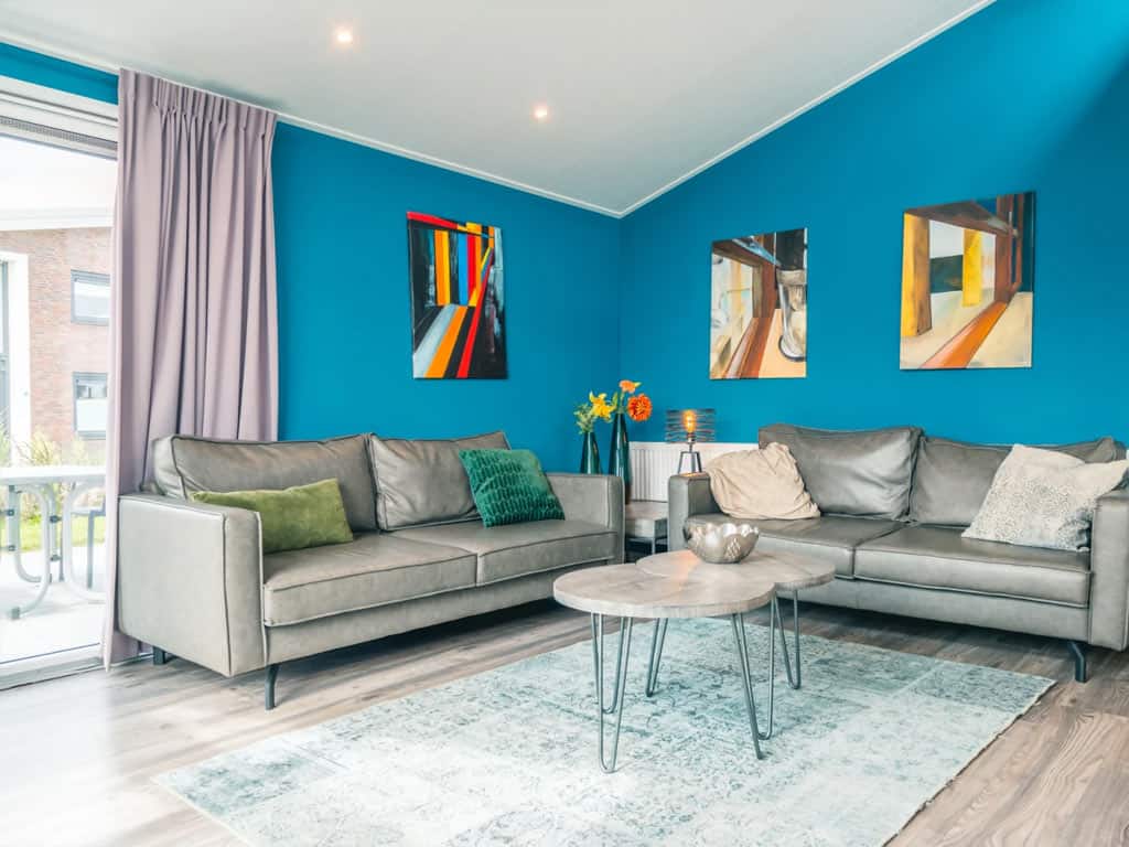 Impressie van de inrichting van het 8-persoons chalet Hackfort 8 op EuroParcs De Kraaijenbergse Plassen