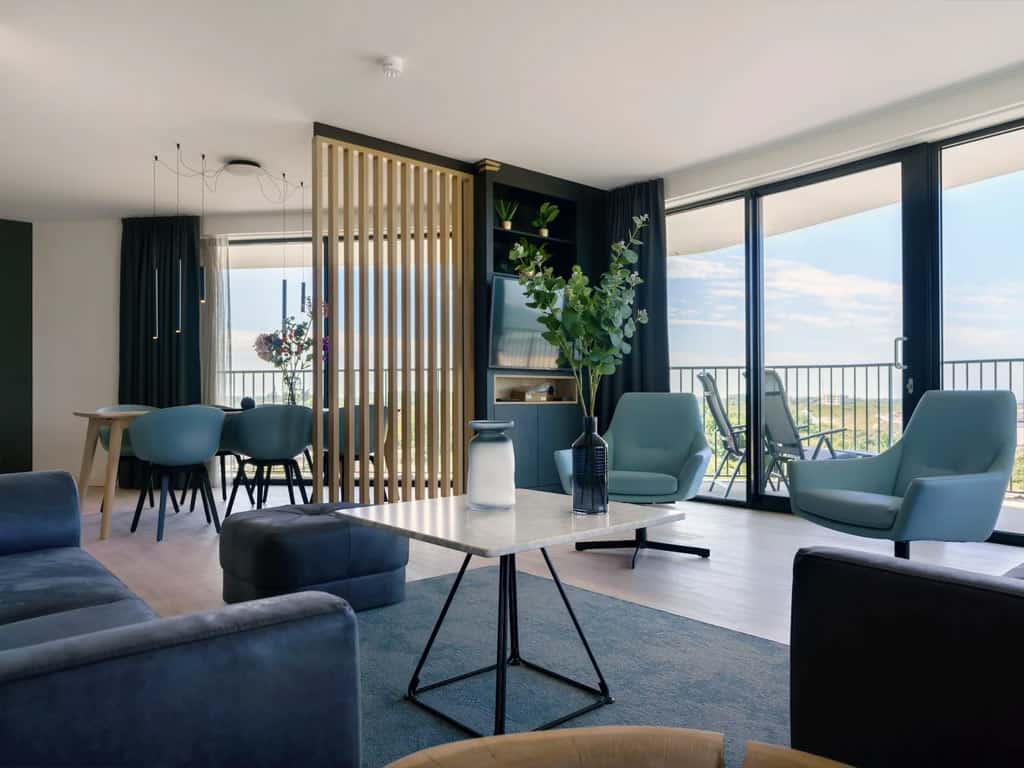 Impressie van het 6-persoons Ocean appartement bij Dormio Breskens Apartments & Penthouses